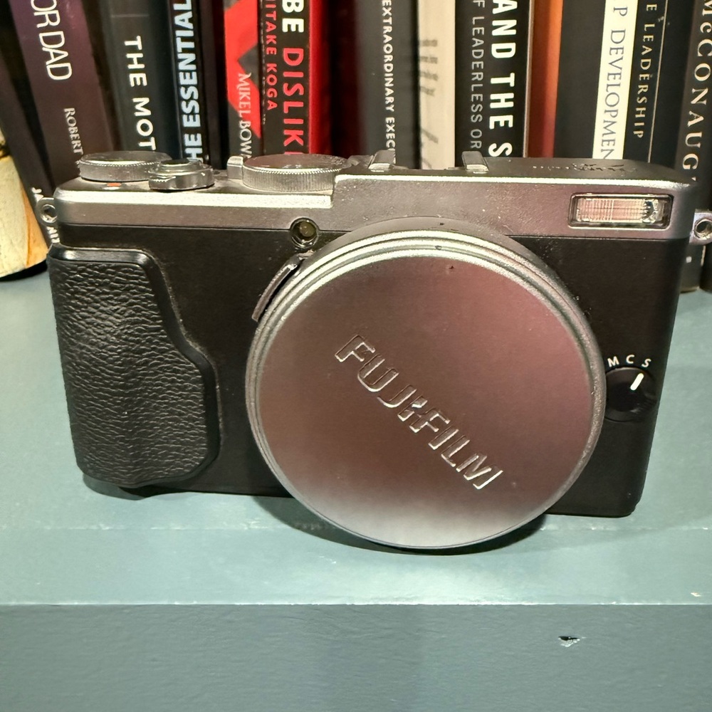 Fujifilm Silver and Black Digital Camera